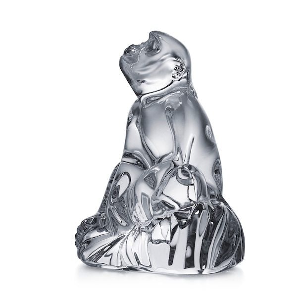 Baccarat's Crystal Monkey for Chinese New Year available at Bloomingdale's. (Courtesy Photo)