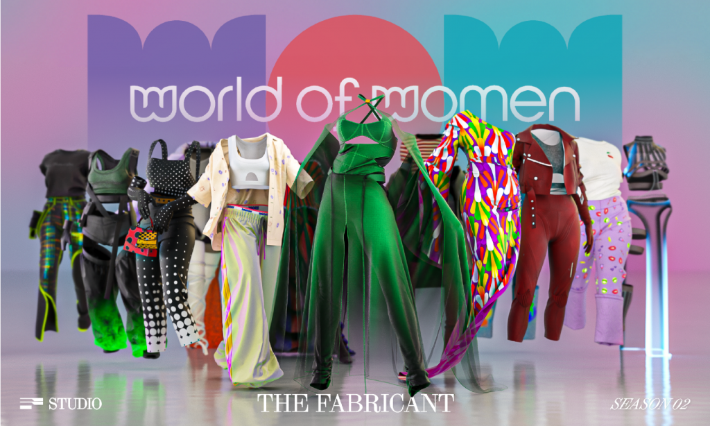 Digital fashion platform The Fabricant teamed up with NFT collective World of Women on a 27-piece digital fashion collection. Photo: The Fabricant