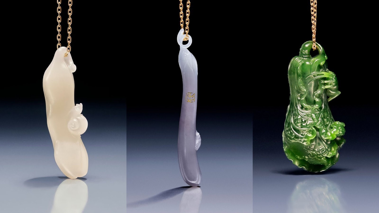 Loewe unveils masterfully crafted jade pendants for the Year of the Dragon. Photo: Loewe
