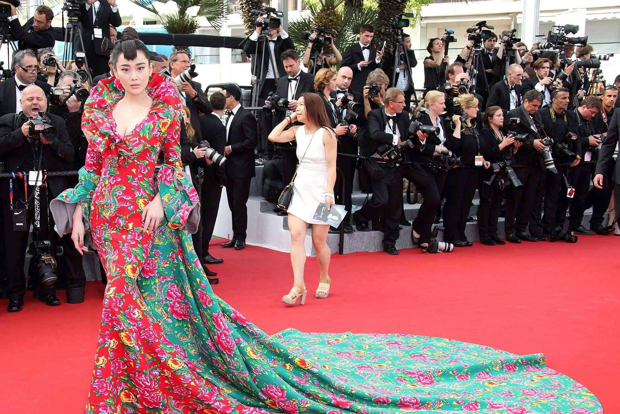 Zhang Xinyu attends the opening ceremony and premiere of "La Tete Haute ("Standing Tall") during the 68th annual Cannes Film Festival on May 13, 2015 in Cannes, France.