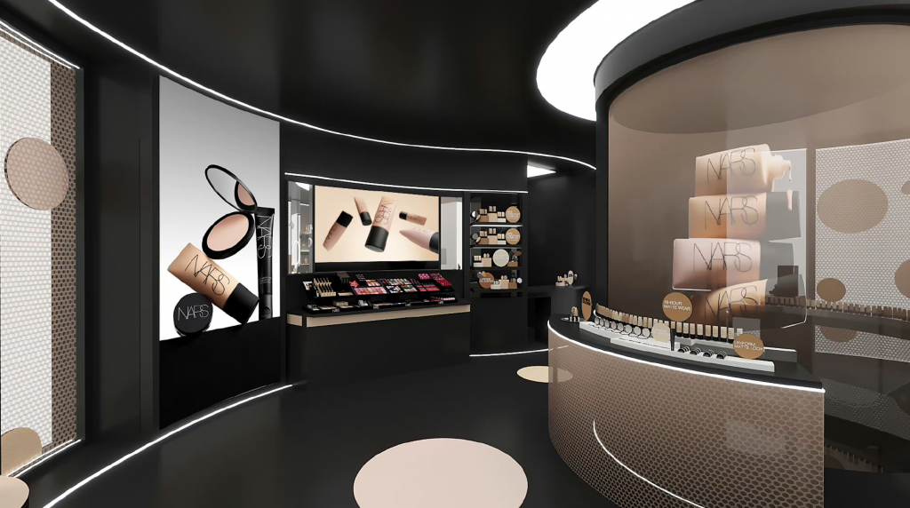 Nars pop up installation in Changsha in 2023. Image: Nars' official Weibo