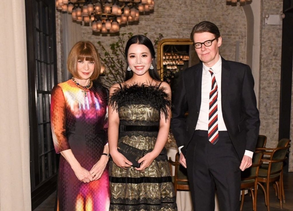 Anna Wintour, Wendy Yu, and Andrew Bolton. Courtesy photo