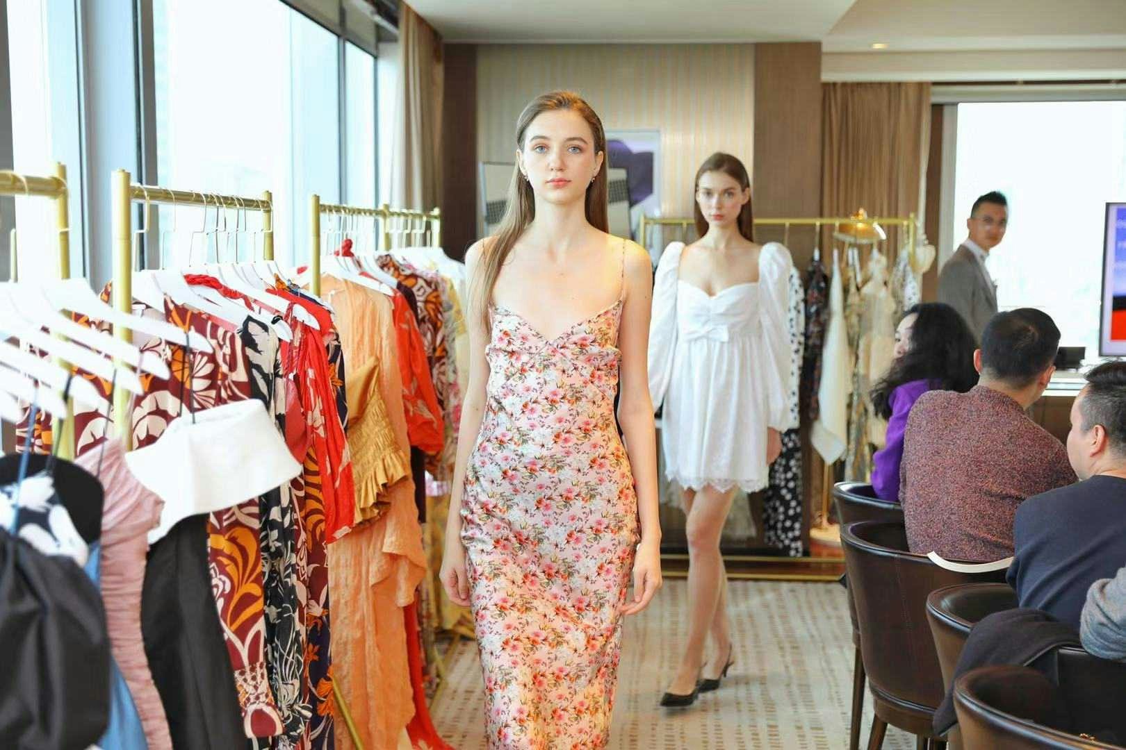 Moda brought 150 garments to the second trunk show in Chengdu. Courtesy photo.