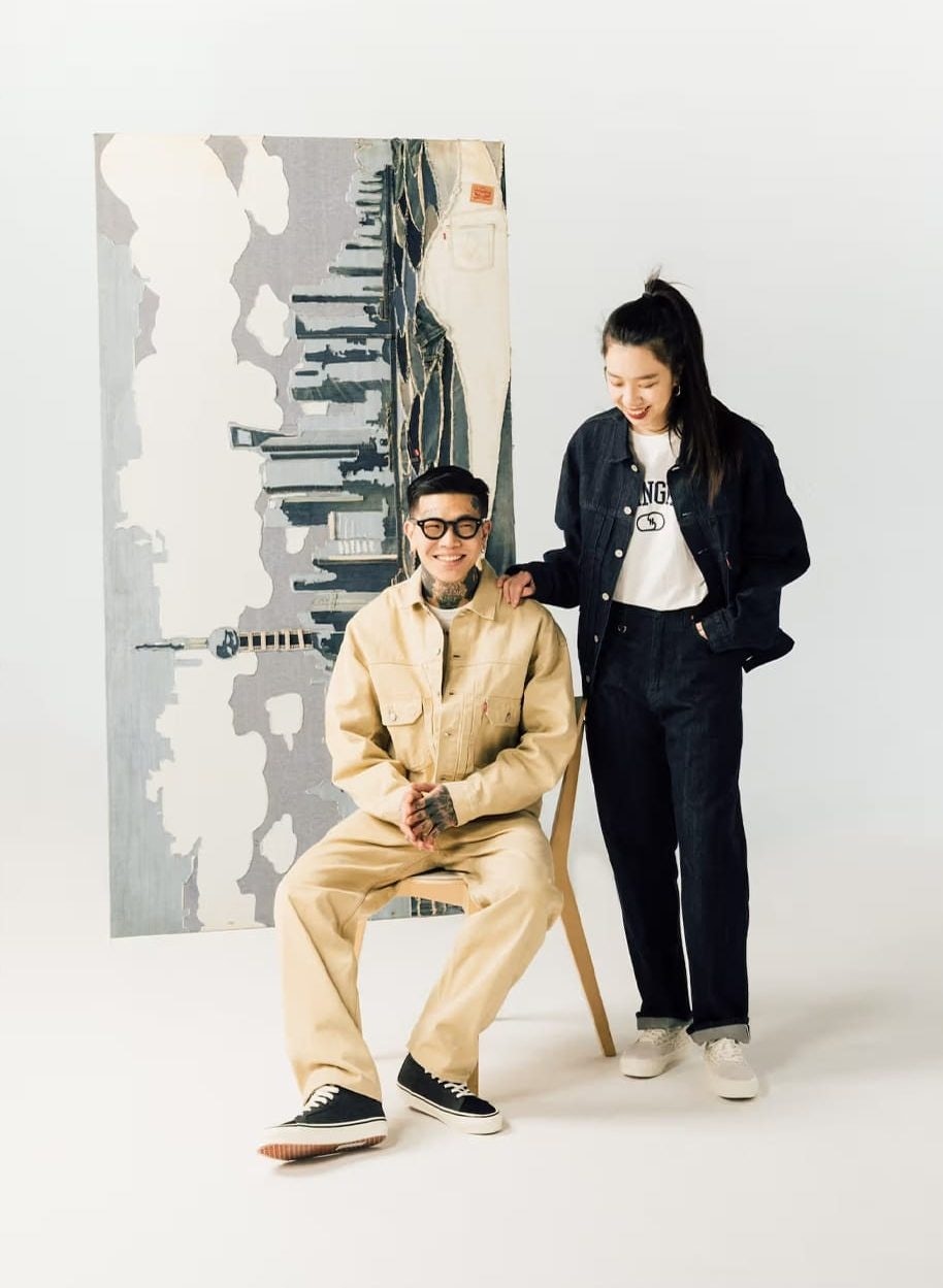 Doe and Levi's collection is dedicated to the multi-brand retail store and streetwear brand's hometown, Shanghai. Photo: Doe