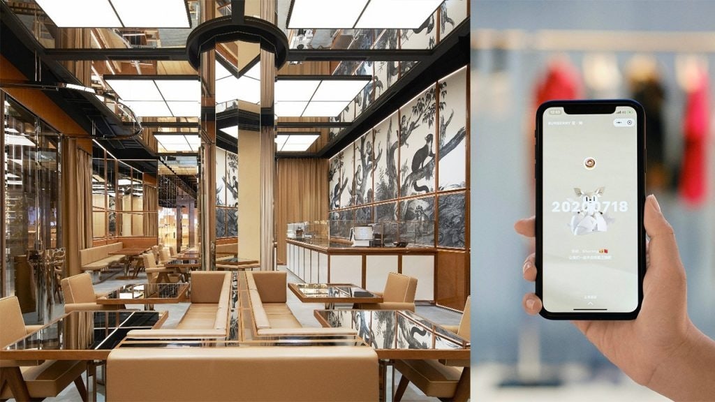 By engaging with Burberry's WeChat Mini Program and advancing their social currency, customers can unlock new menu items. Photo: Courtesy of Burberry