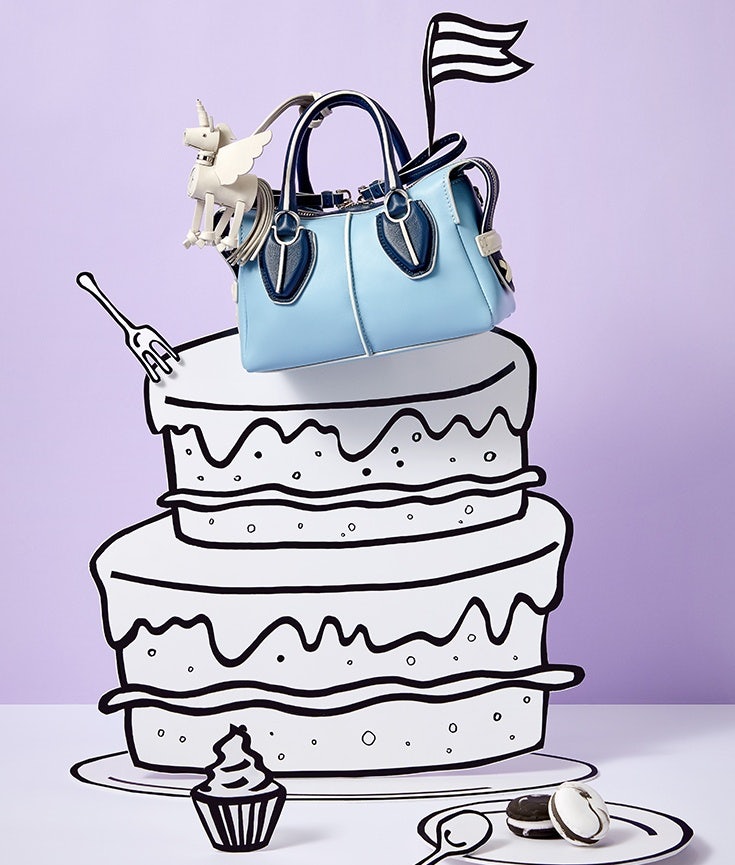 Tod’s "Unicorn D Styling" limited edition handbags which feature a unicorn that supposedly protects the inner innocence of the owner. Photo: Mr. Bags official website