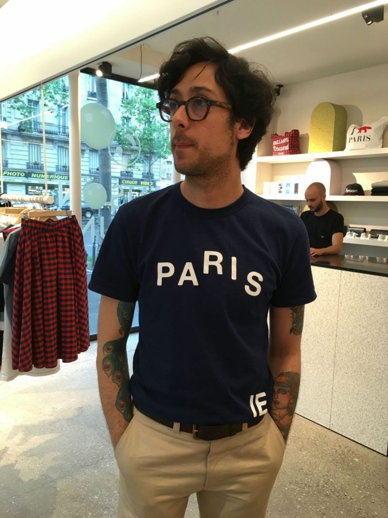 Kitsuné's Paris t-shirt. Photo: Courtesy of The Chinese Pulse