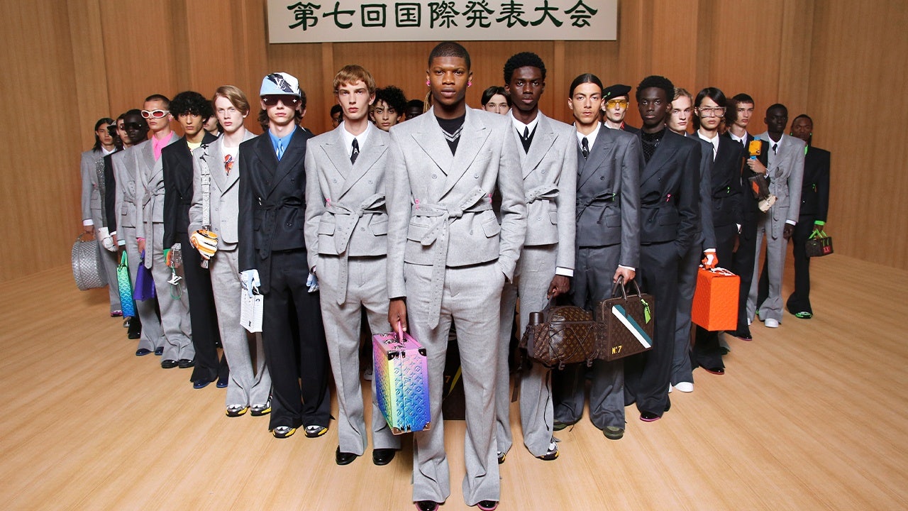Louis Vuitton unveiled its Spring/Summer menswear 2022 show on June 24 via WeChat Channel, Weibo Livestream, and Kuaishou. Photo: Courtesy of Louis Vuitton.