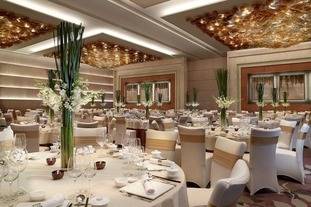 The banquet hall of Starwood's Westin Tianjin. Shark fin soup, a Chinese banquet staple, will no longer be served at Westin locations. (Flickr/Westin Hotels and Resorts)