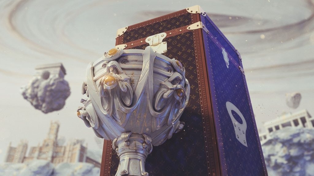 Louis Vuitton designed a bespoke trunk for the Summoner's Cup, in addition to a new capsule collection and skins. Photo: Riot Games