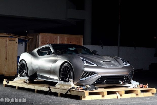 The Vulcano Titanium by Italian automaker Icona, which designed the model out of its Shanghai office. (Courtesy Photo)