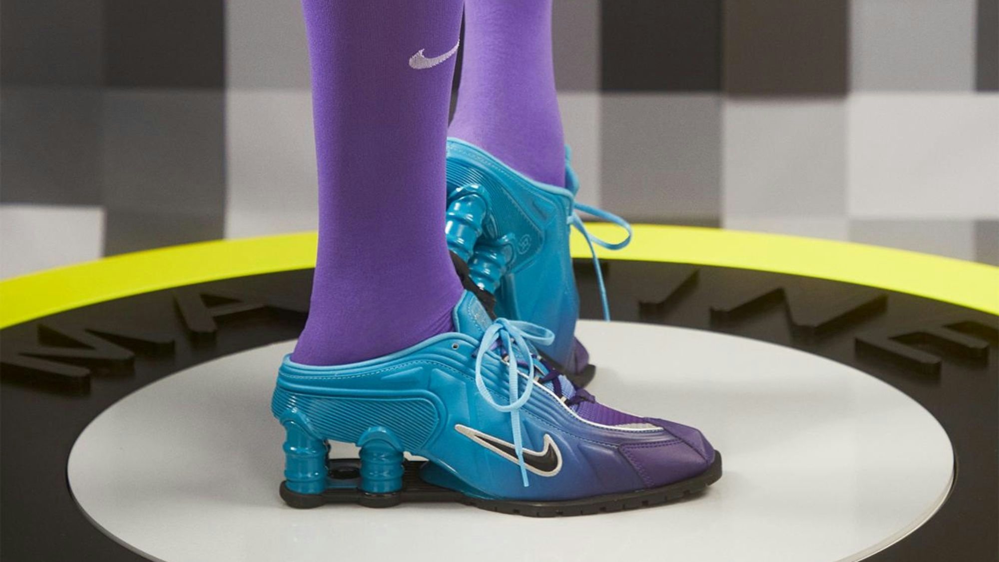 Joining Tiffany in the top spot of designer sneaker price premiums in 2023, Martine Rose's continued collaboration with Nike on the Shox sneaker was another major success for the sportswear giant. Photo: Nike x Martine Rose