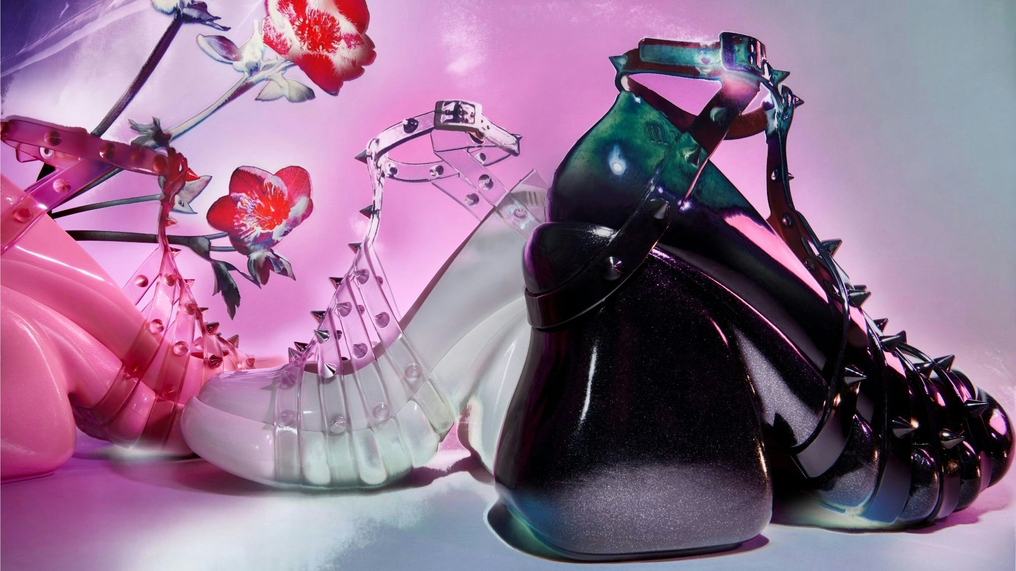 Having worked together before, Melissa and JPG resurrect their jelly footwear favorite. Photo: Jean Paul Gaultier x Melissa