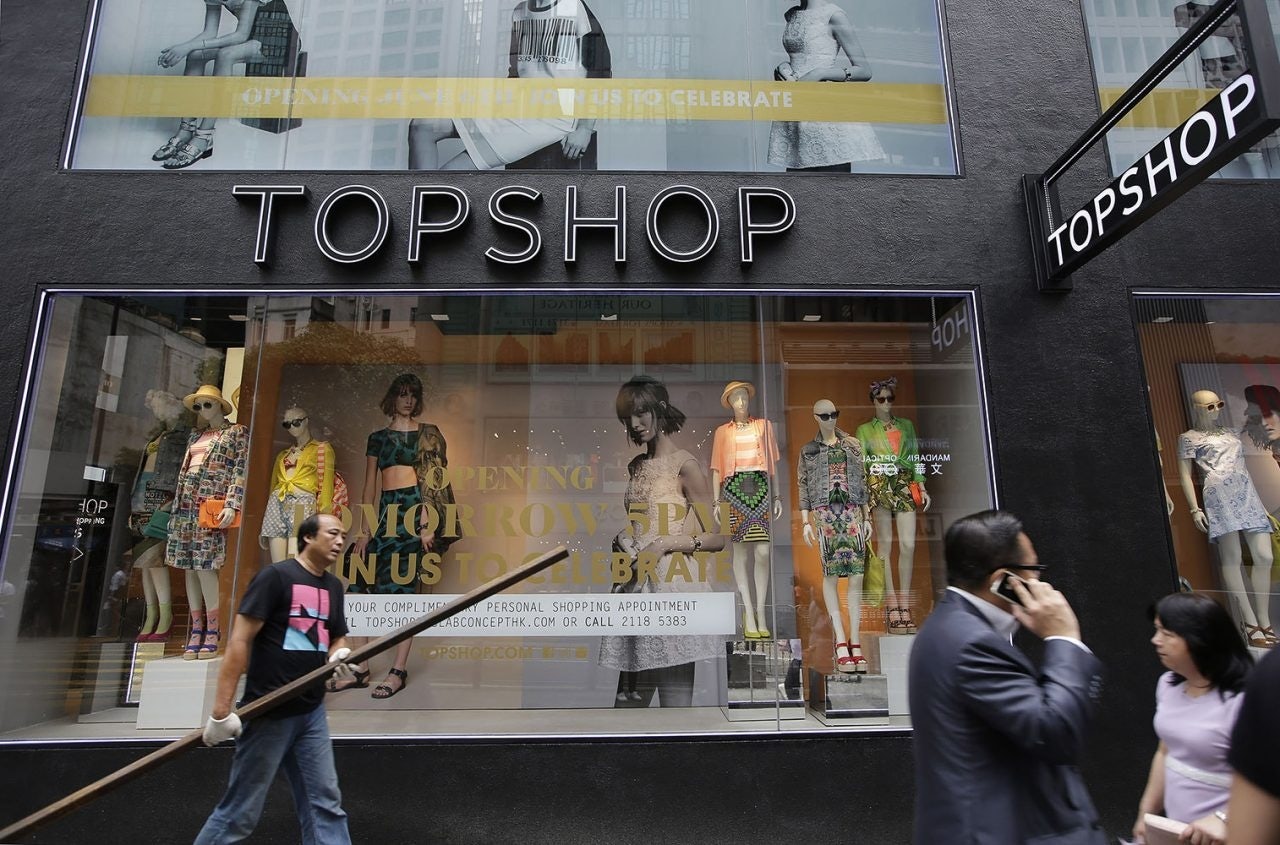 Topshop is entering the retail market in China. How successful it is will depend on three main factors: pricing, social media marketing, and exclusivity. Photo courtesy: Jessica Hromas/Bloomberg via Getty Images