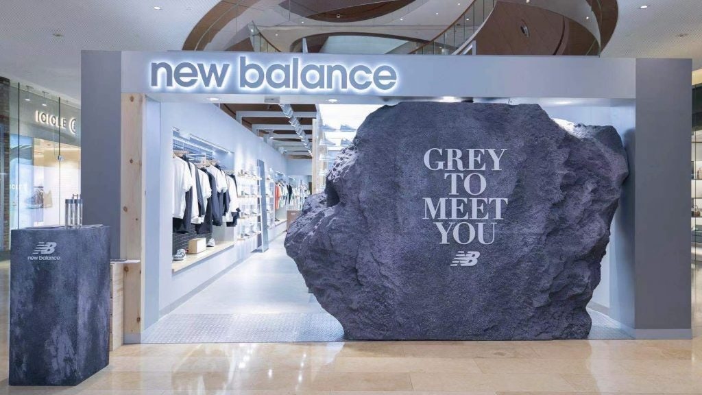 New Balance opened a pop-up store in Guangzhou last April. Photo: New Balance's Weibo