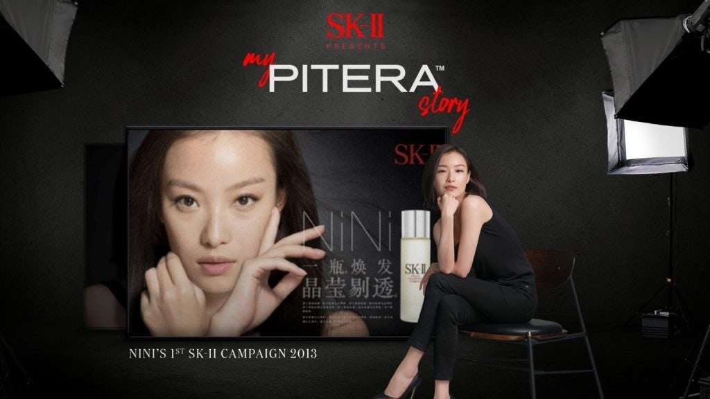 Chinese actress Nini in the 2021 remake of her first 2013 SK-II campaign. Photo: SK-II
