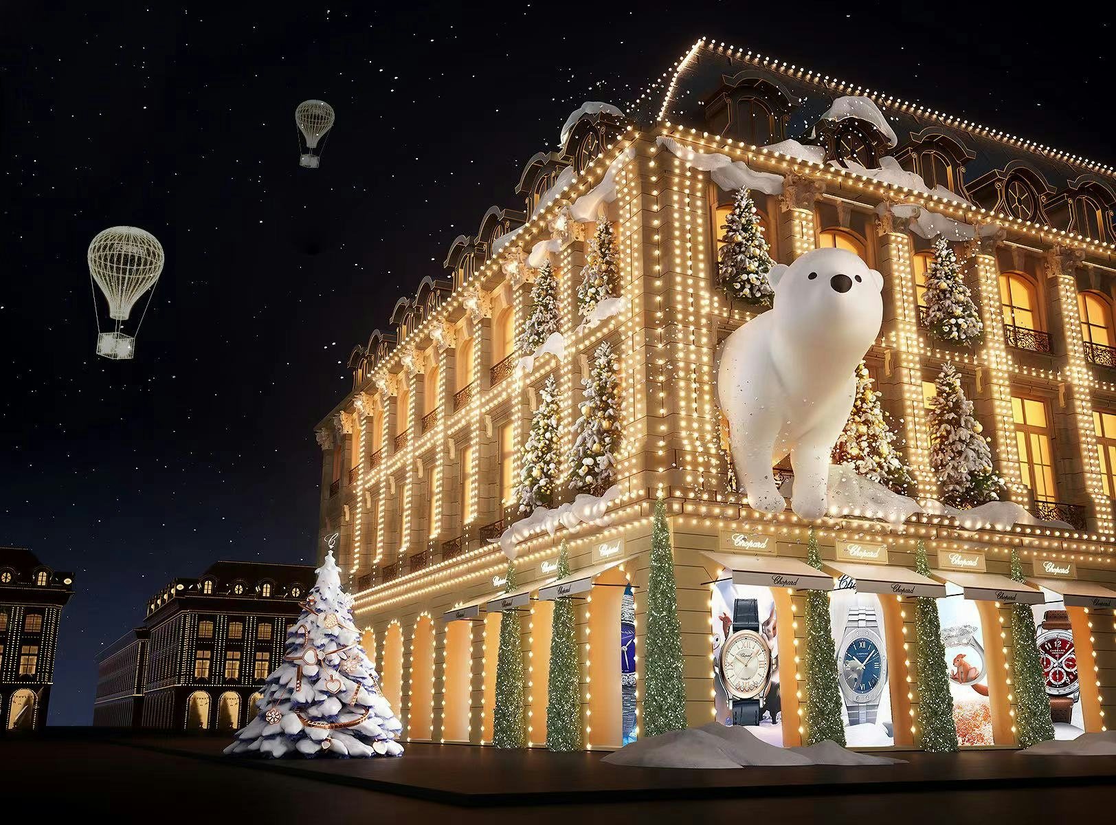 On December 15, 2023, Tmall Luxury Pavilion launched a 3D jewelry shopping center modeled after Paris’ Place Vendôme. Photo: Tmall