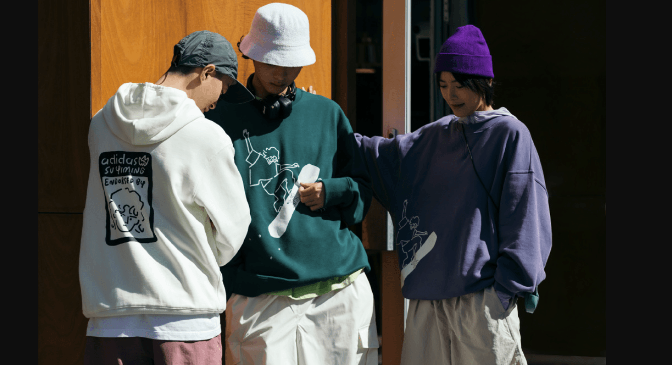 Adidas sales chinese hoodie